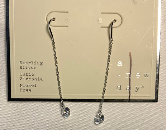 Silver Collection Sterling Silver Drop Earrings