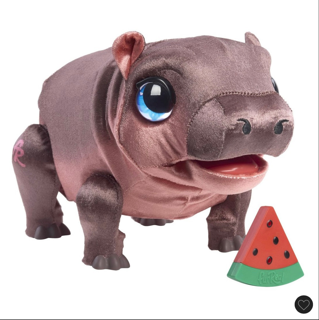 FurReal Sally the silly hippo 9” interactive plush kids toys - DAMAGED PACKAGE - PRODUCT IS NEW