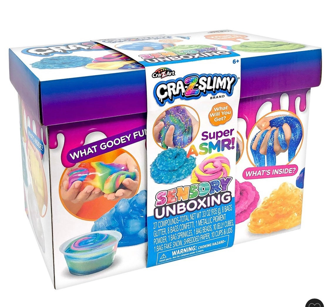 Cra-Z-slimy super sensory unboxing slimes and putties