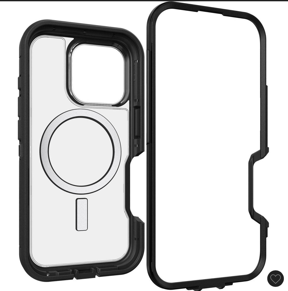 Otterbox iPhone 16 Pro defender series Pro XT case for MagSafe - dark side: plastic - OPEN BOX