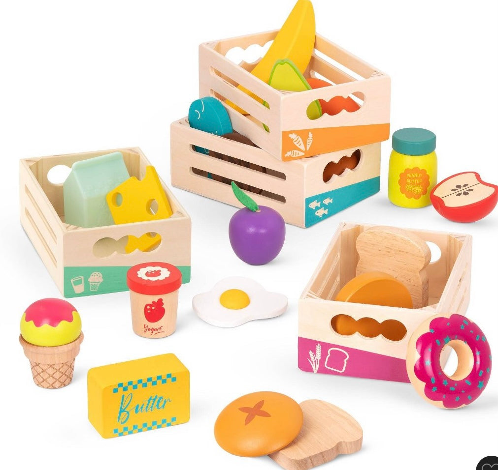 - Wooden Play Food - Little Foodie Groups