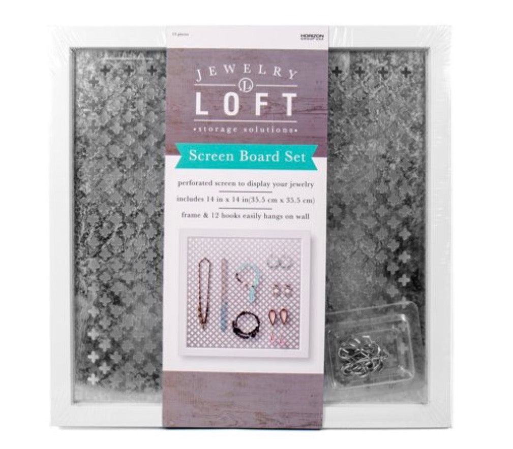 Jewelry Loft storage solutions screen board set