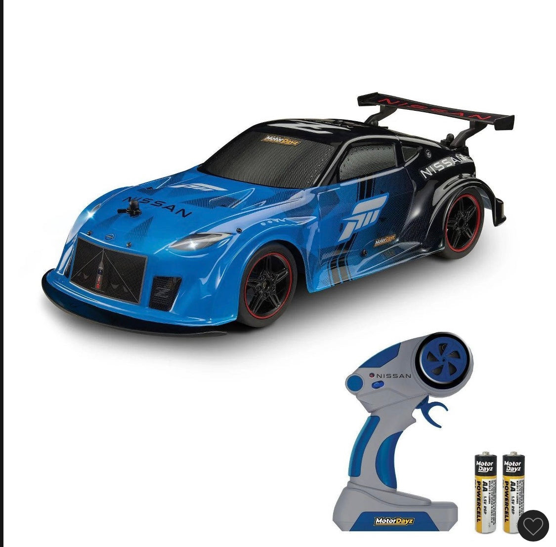 Motor dayz RC 4x4 Forza Motorsport Nissan Z sportscar - 1:14 scale - AS IS - OPEN/DAMAGED BOX - MISSING USB CHARGER