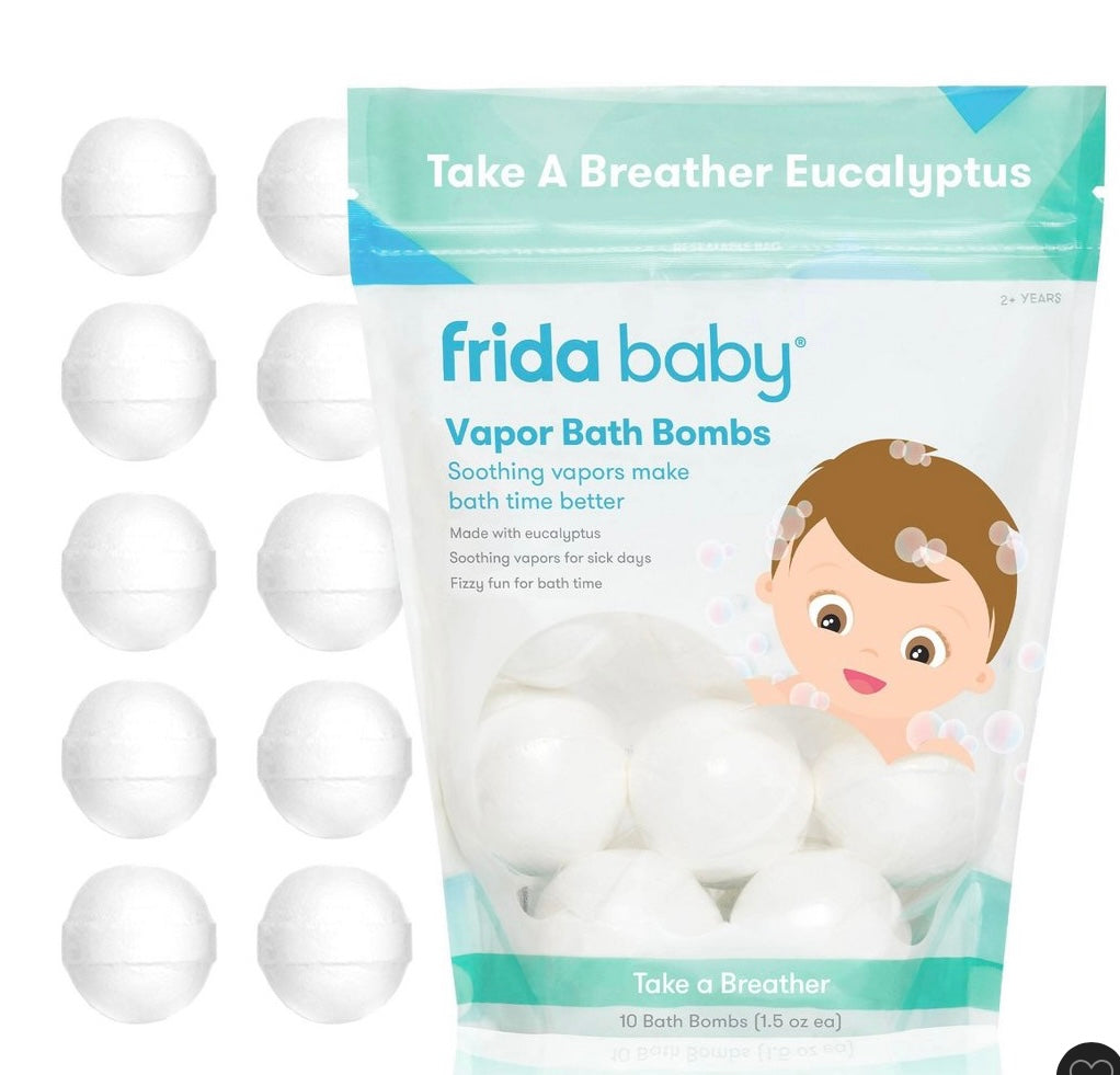 Frida Baby Natural Vapor Bath Bombs - 10ct
