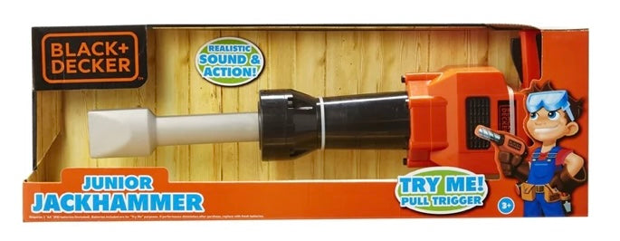 BLACK+DECKER Junior Jackhammer Play Construction Tool