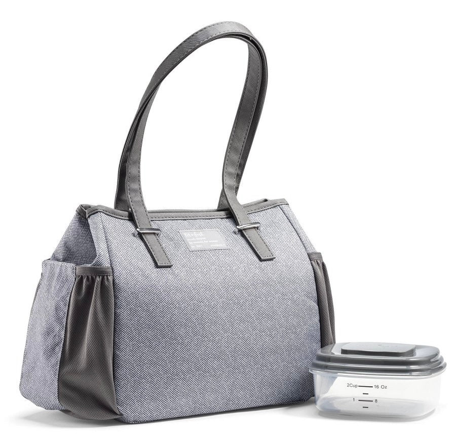 Fit & Fresh Copley Lunch Kit - Gray Tweed