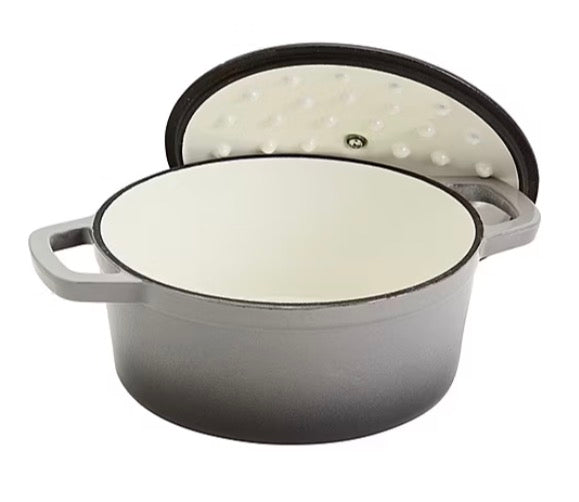 Smith & Clark Cast Iron 5-qt. Round Dutch Oven