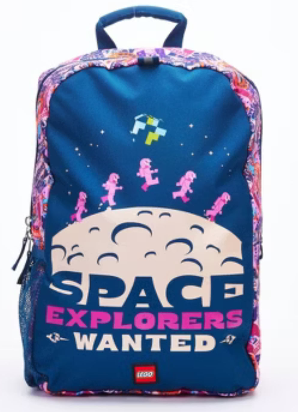 (Clearance )LEGO Space Kids' 16" Backpack- Space Explorer: Star Pattern, Water-Resistant Design