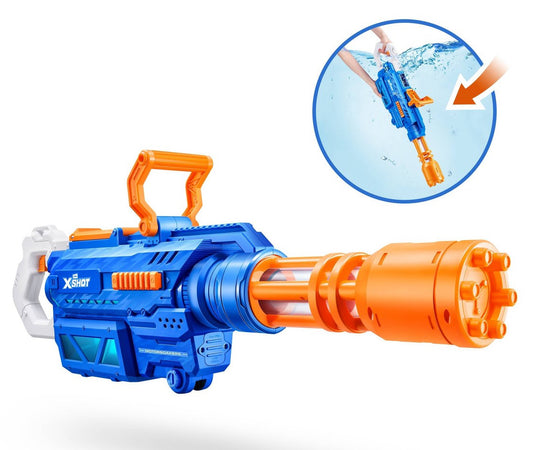 XSHOT Water Motorized Gatling Water Blaster with Tripod by ZURU
