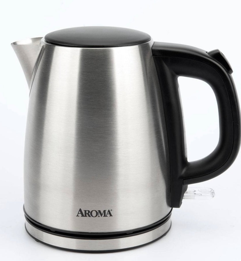 Aroma 1L Electric Water Kettle - Stainless Steel