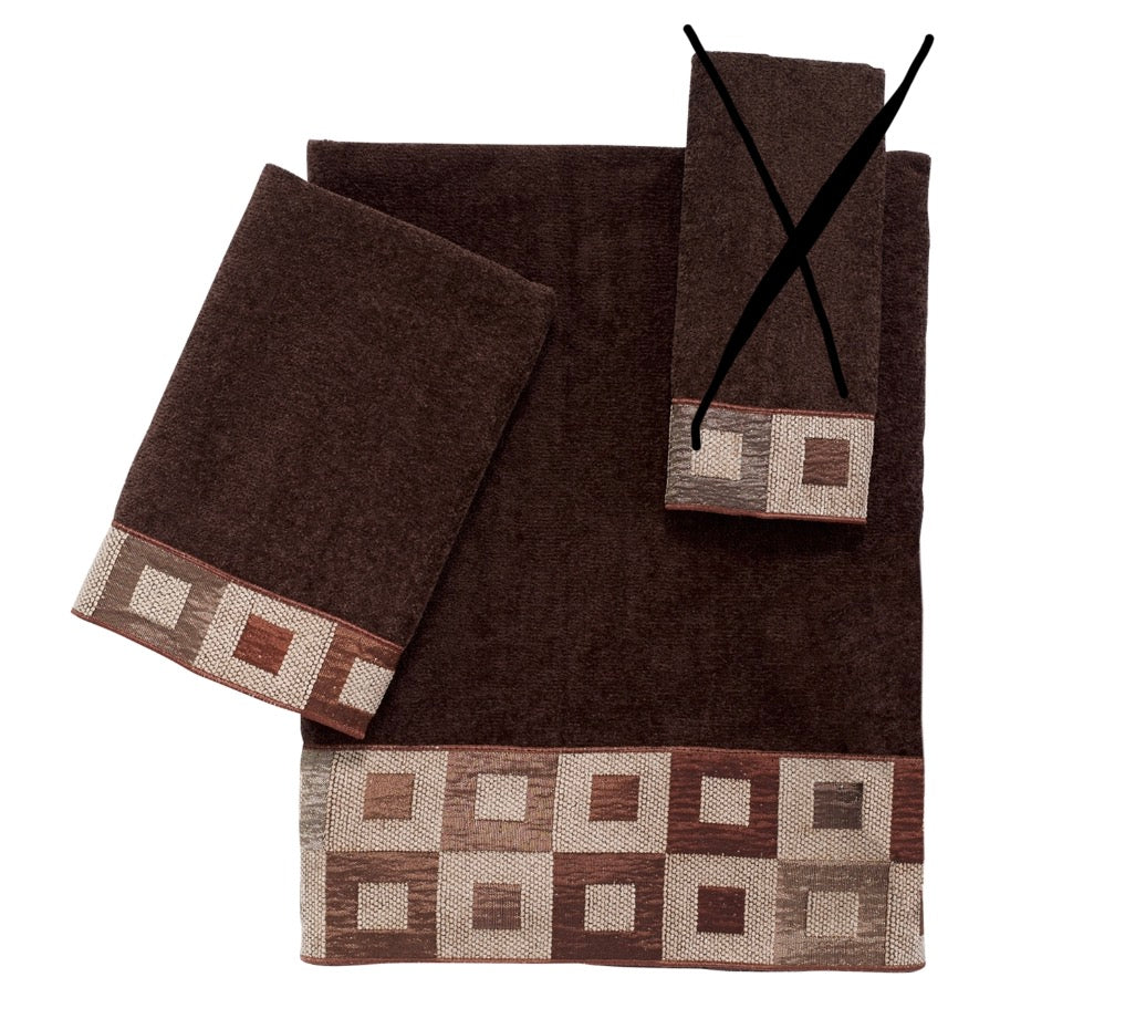 Precision 2-Pieces Mocha Bath Towel set