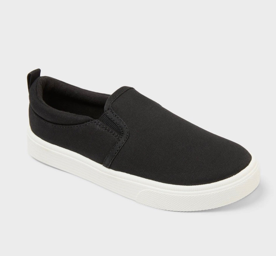Black Cat & Jack Hollis slip-on sneakers for kids size 13