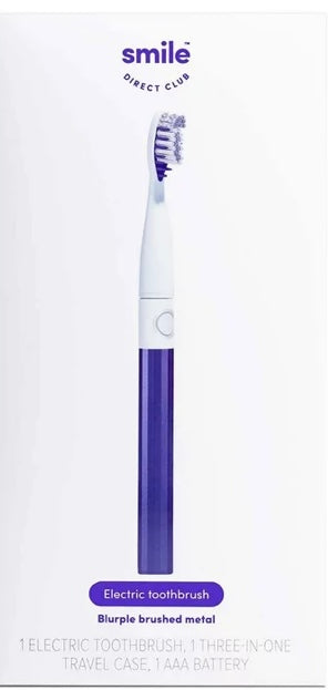 SmileDirectClub Electric Toothbrush with 3-in-1 Travel Case, Mirror Mount, and Stand