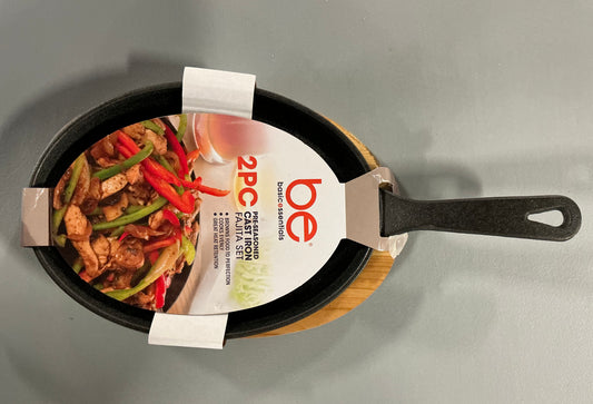 Basic Essentials Cast Iron 2-pc. Fajita Set