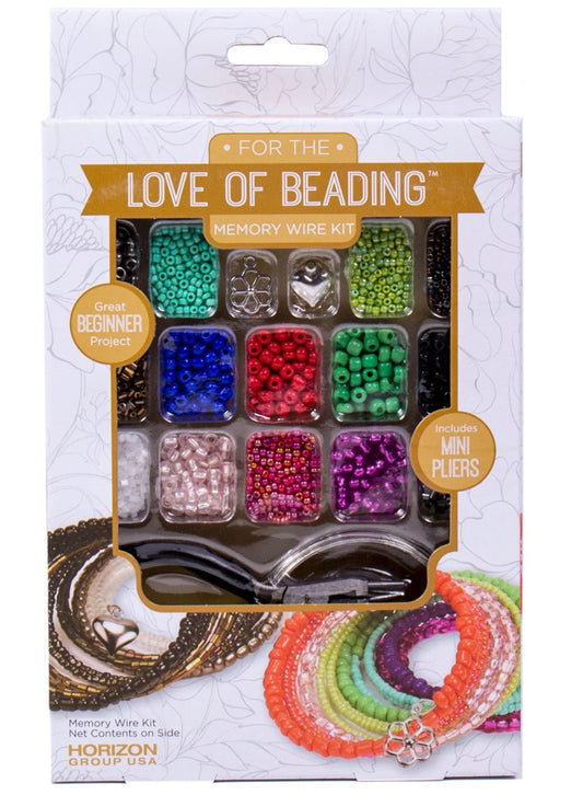 For the Love of Beading memory wire jewelry starter kit