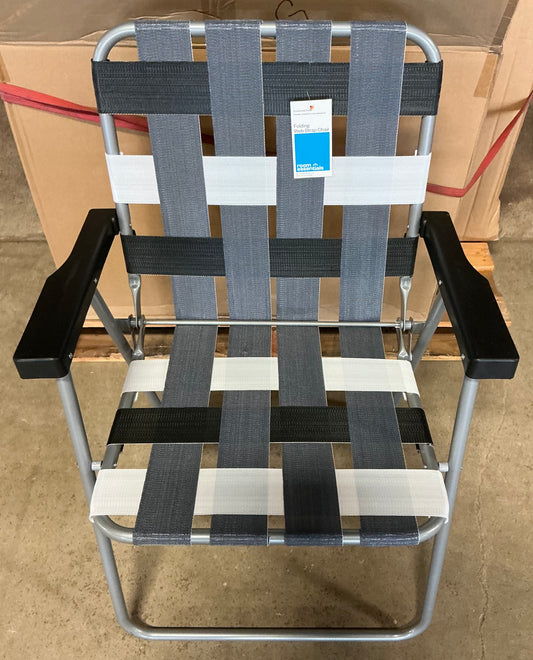 Folding web strap chair - PICK UP ONLY
