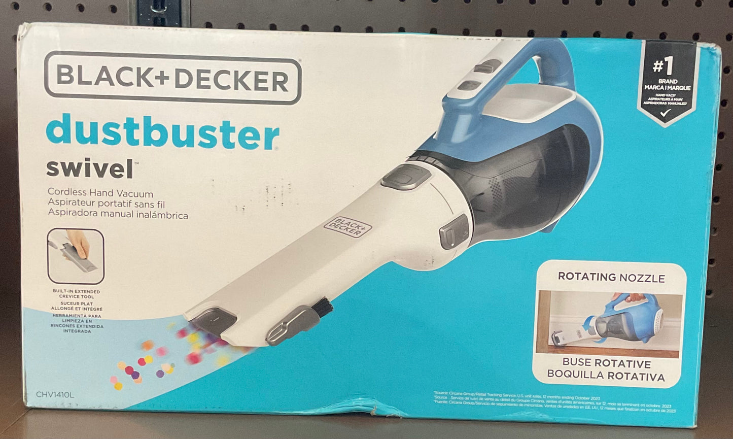 BLACK+DECKER Dustbuster AdvancedClean Cordless
Handheld Vacuum CHV1410L