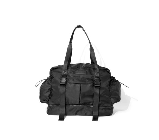 (Clearance )Blogilates Gym Bag - Black: Nylon & Polyester, Zipper Closure, Yoga Mat Holder