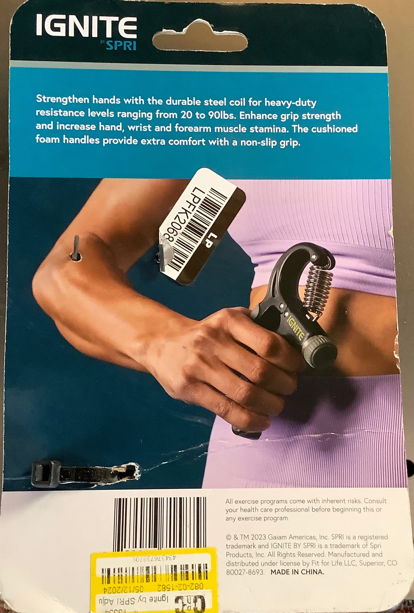 Ignite by SPRI Adjustable Hand Grip Trainer