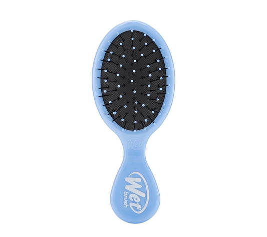 Wet Brush Mini Detangler hair brush in a sky blue color