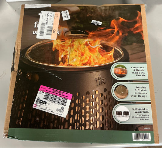 Tiki firepit screen 4.5” (H) x 18.1” (W) x 18.1” (D) - PICK UP ONLY