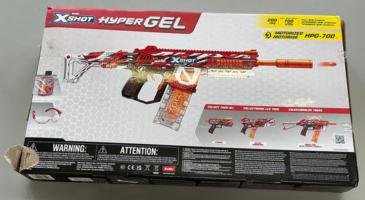 XSHOT hyper gel large toy gel blaster by ZURU - OPEN/DAMAGED BOX - PRODUCT IS NEW
