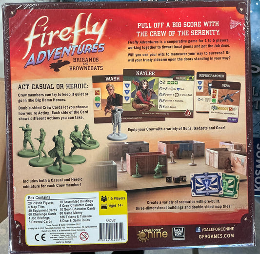 Firefly adventures Brigands & Browncoats game