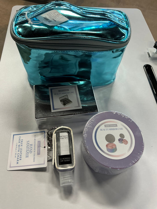 Travel Bundle - 4 piece (Hand sanitizer colors vary in bag)