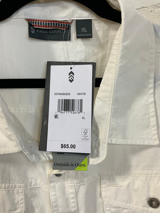 Men’s Free Country Expedition Shirt - White - Size XL