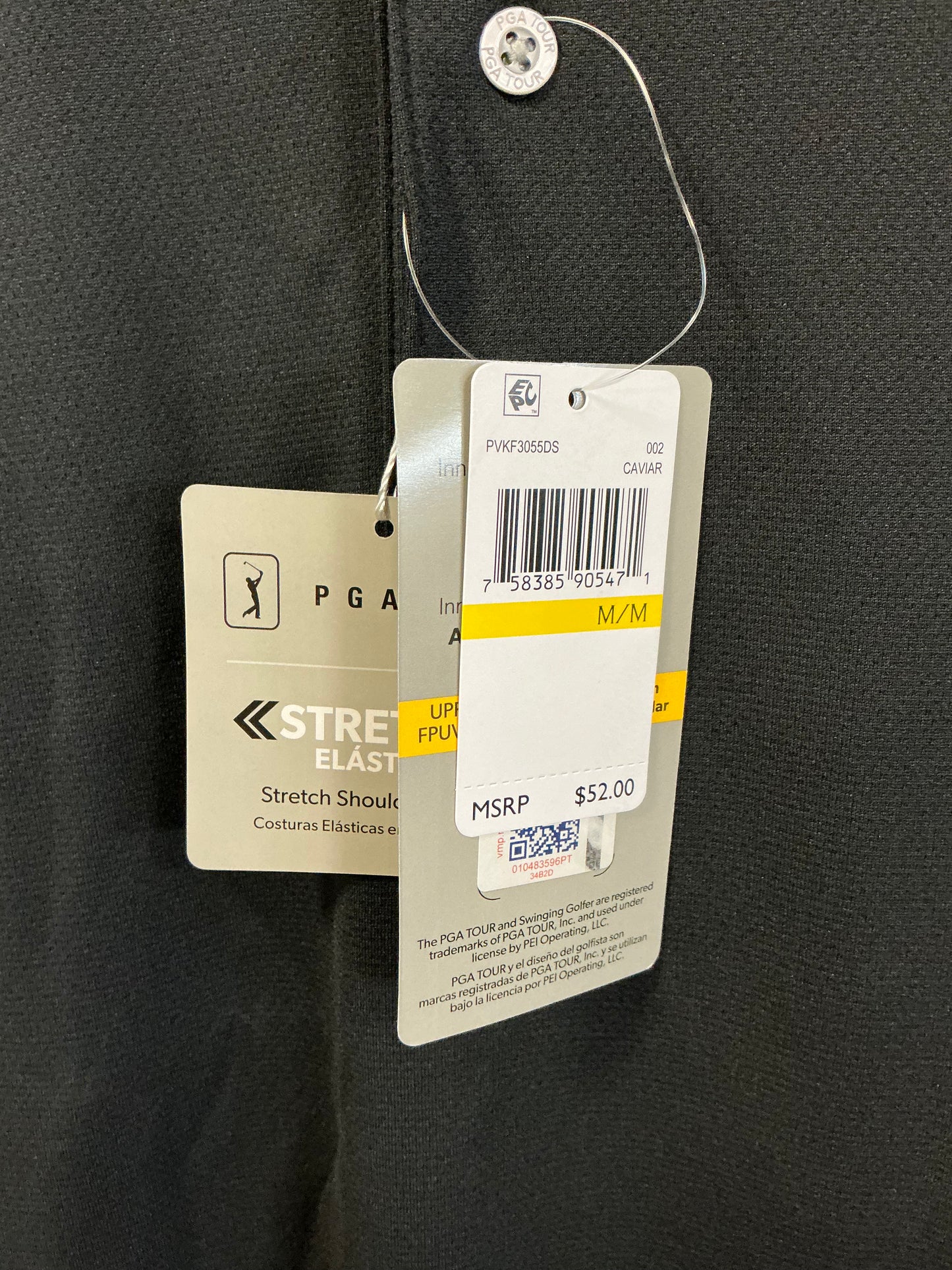 Men’s PGA Tour Airflux Polo - size Medium