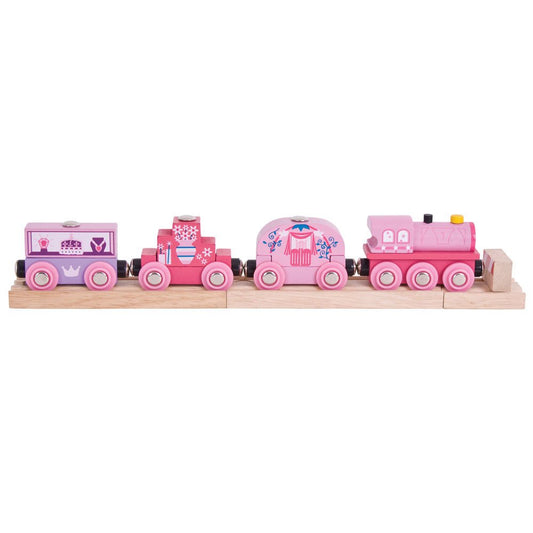 BigJigs Wooden Train - Pink