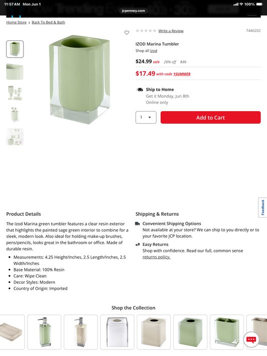 IZOD Marina Tumbler