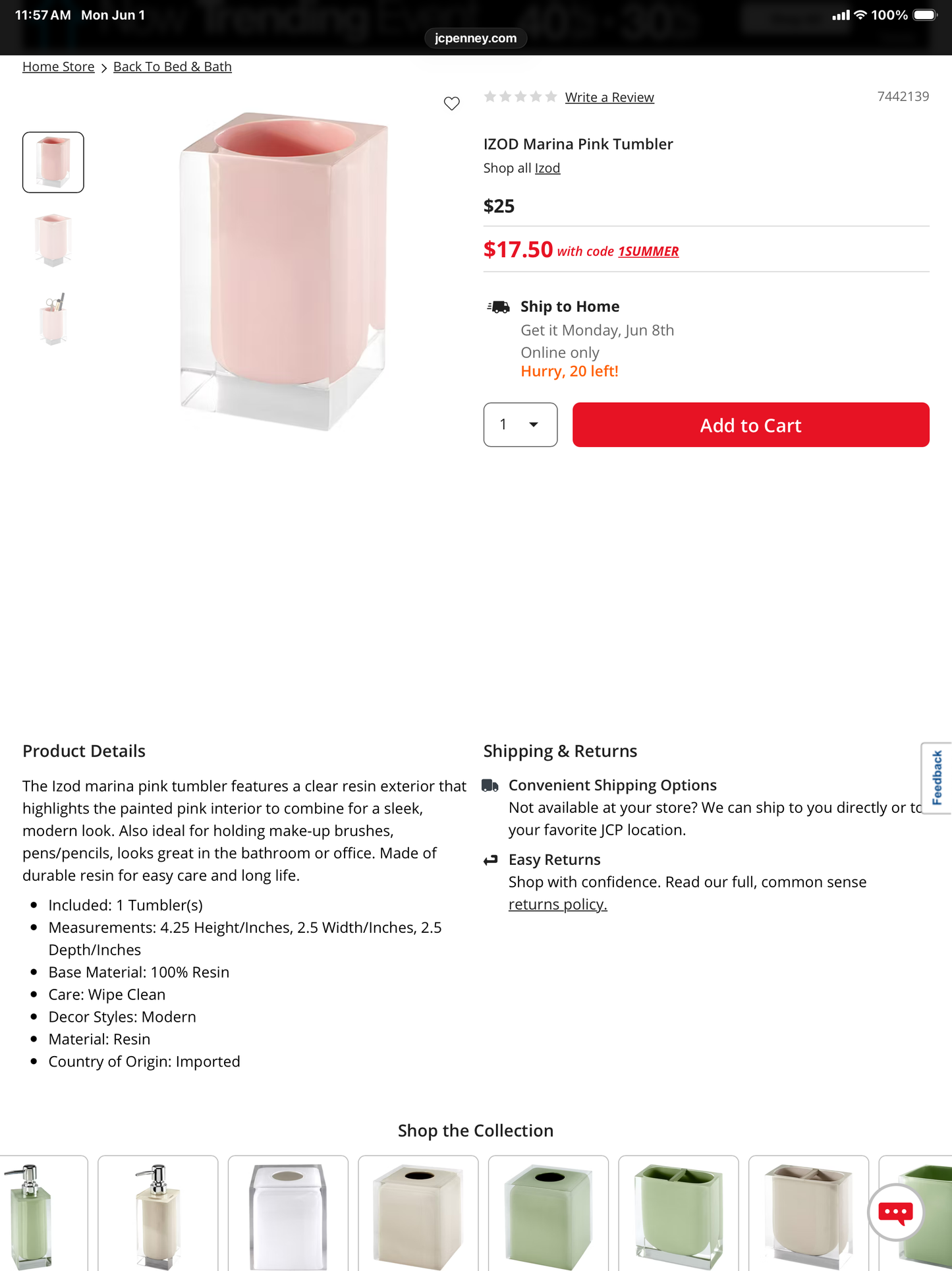 IZOD Marina Tumbler