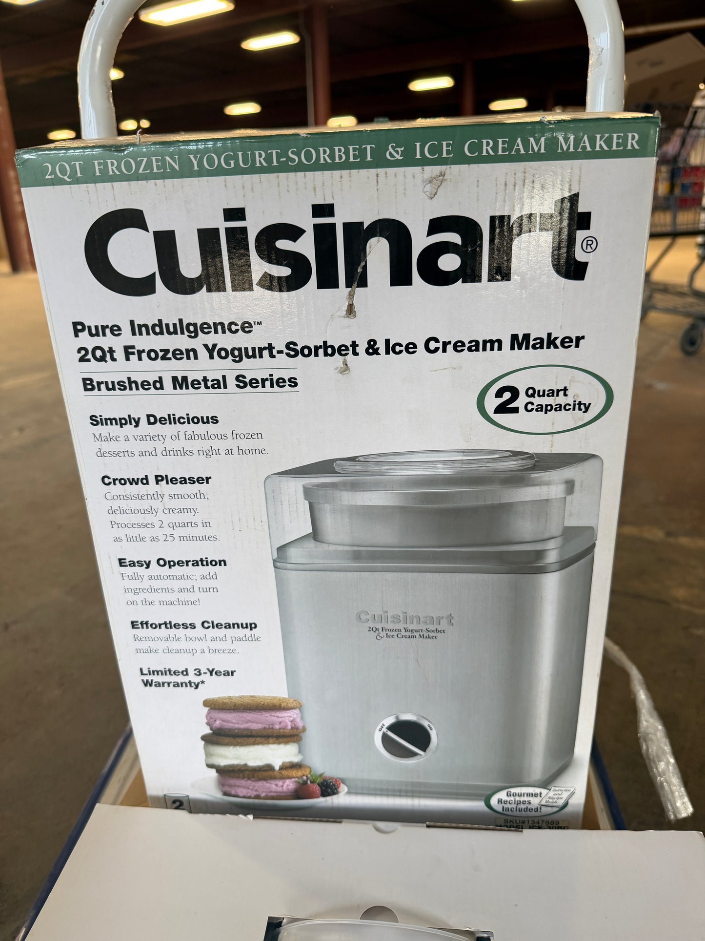 Cuisinart Pure Indulgence Ice Cream Maker - new in box