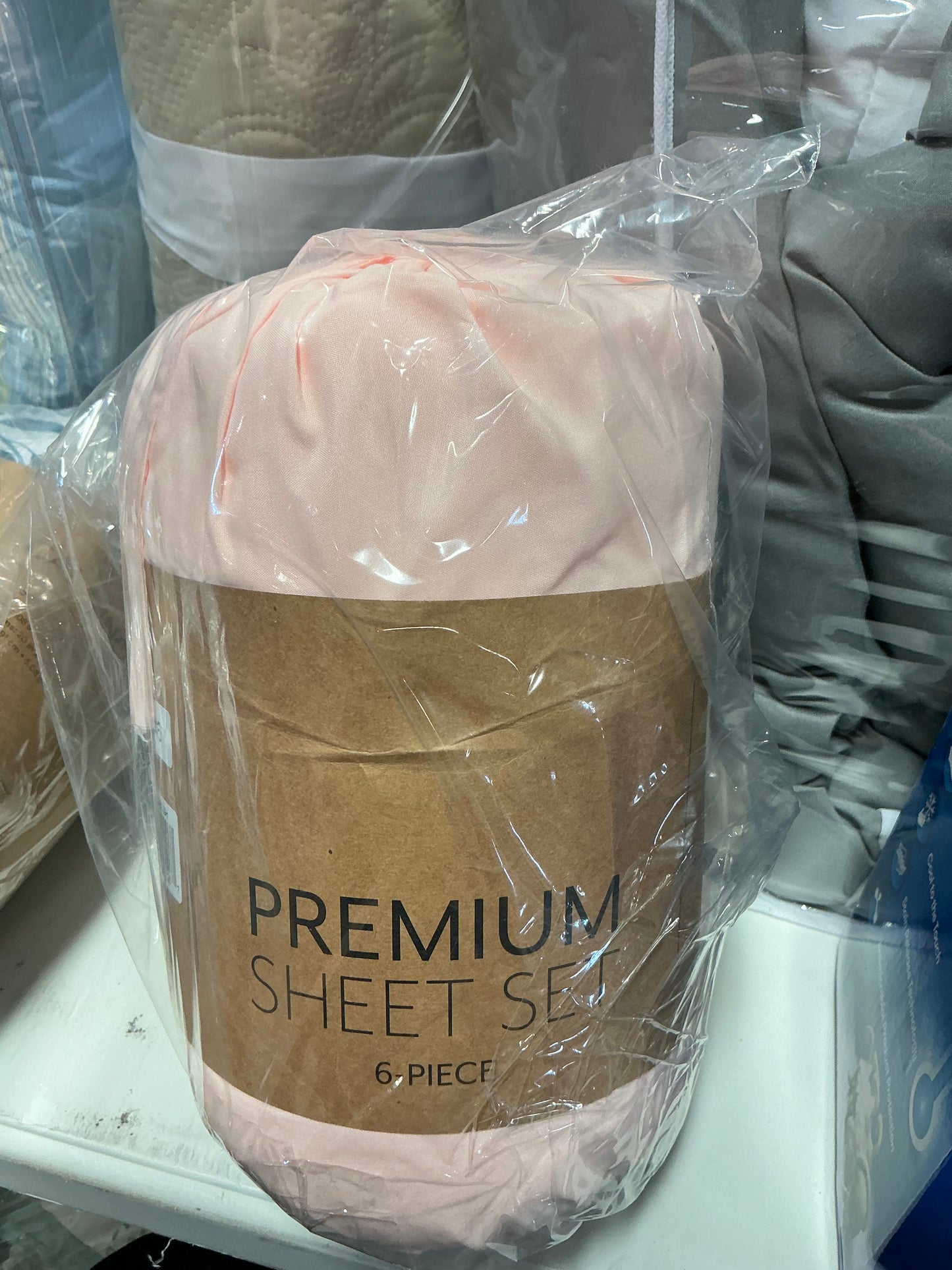 Casual Comfort™ Premium Ultra Soft Microfiber Wrinkle Free 6 Piece Sheet Set size king blush