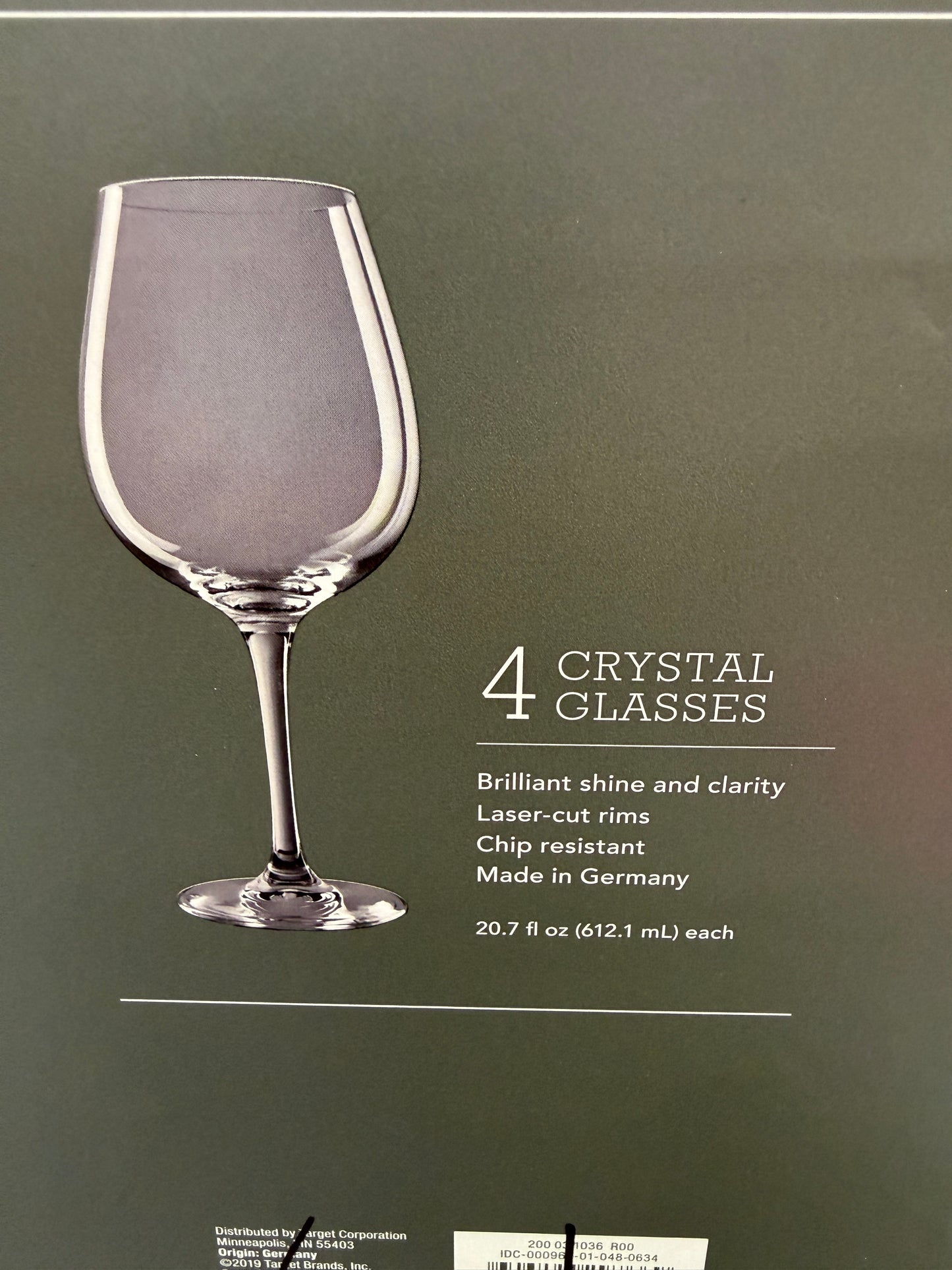 Vienna Crystal Red Wine Glasses 20oz - Set of 4