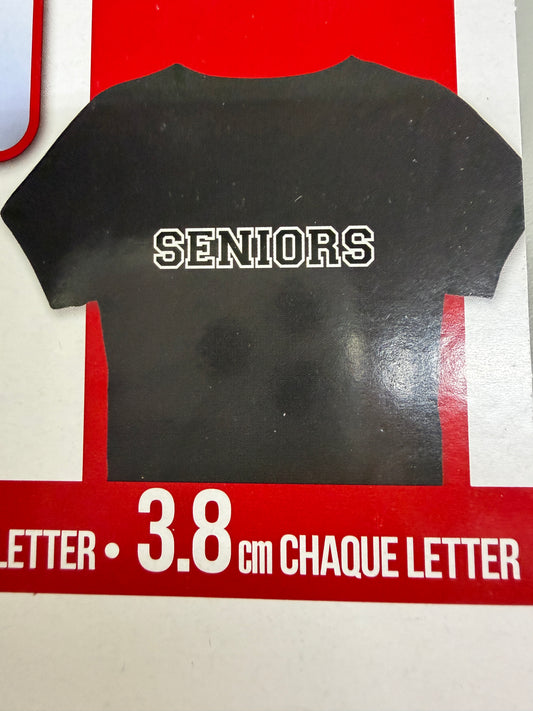 Iron On Letters - 3 Full Sets Per Pack - 147 total stickers per set (clearance)