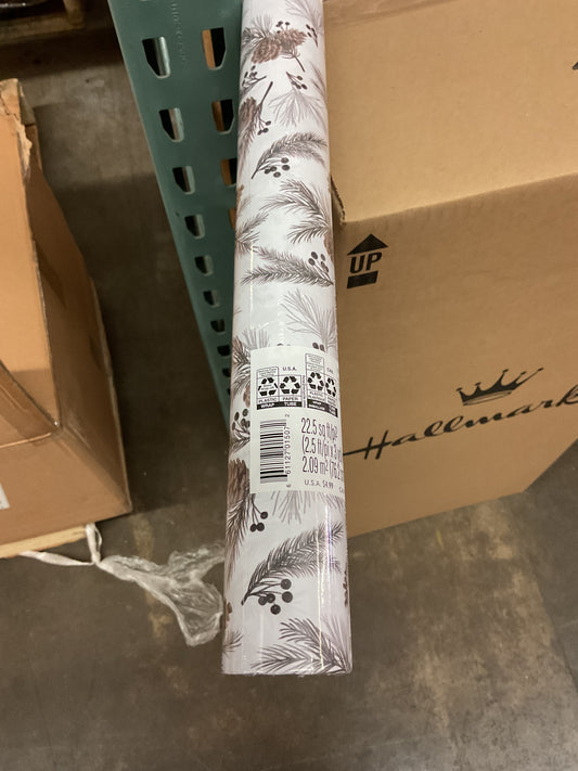 Christmas Roll Wrap Pinecones (22.5 sq ft)