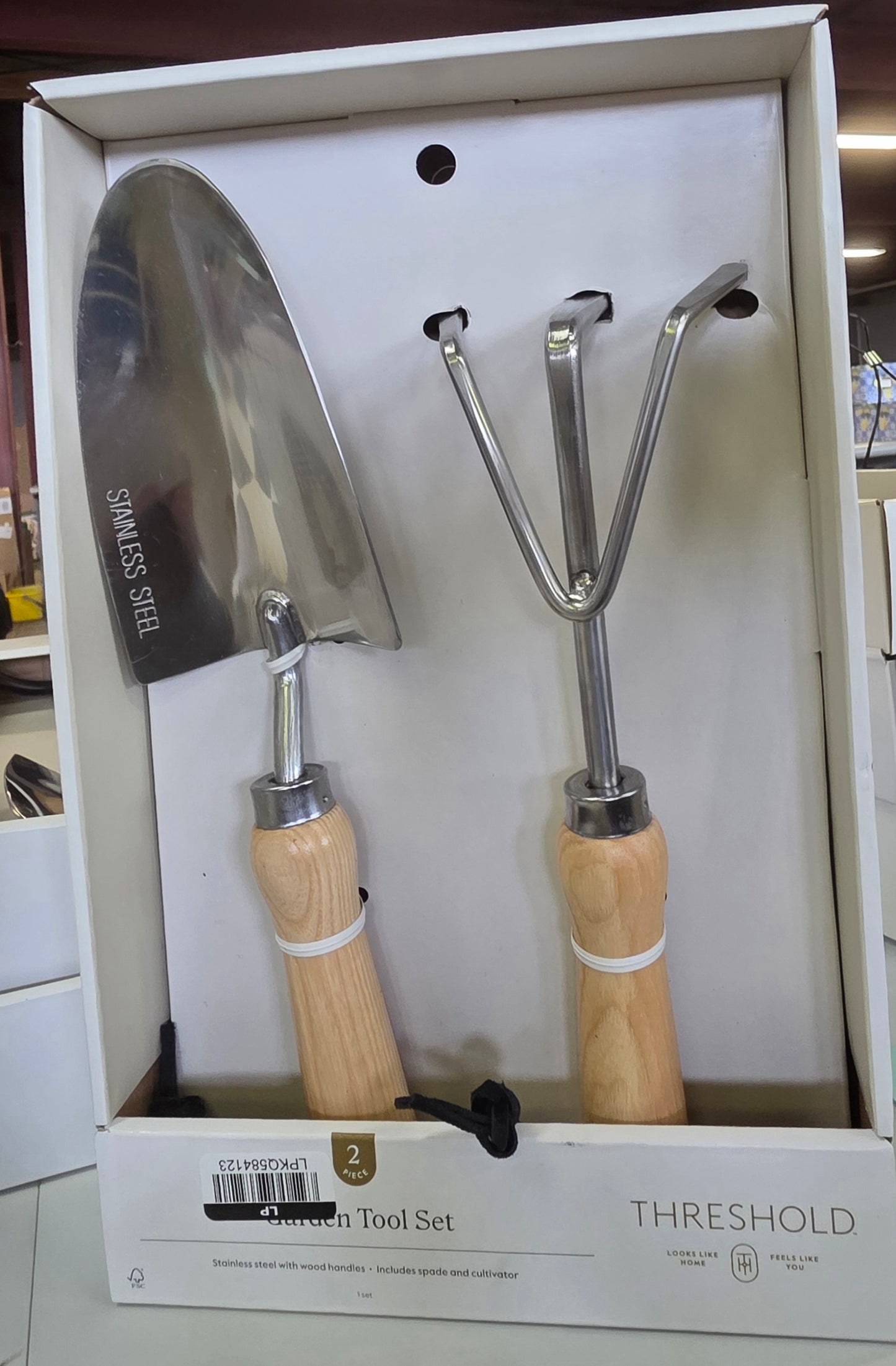 Spade and Cultivate Garden Tool Set