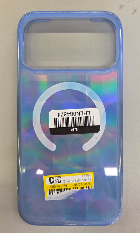 Otterbox symmetry case for MagSafe for Apple IPhone 17 Pro Max - Opal Prism Blue - OUT OF PACKAGE - SOME COSMETIC FLAWS