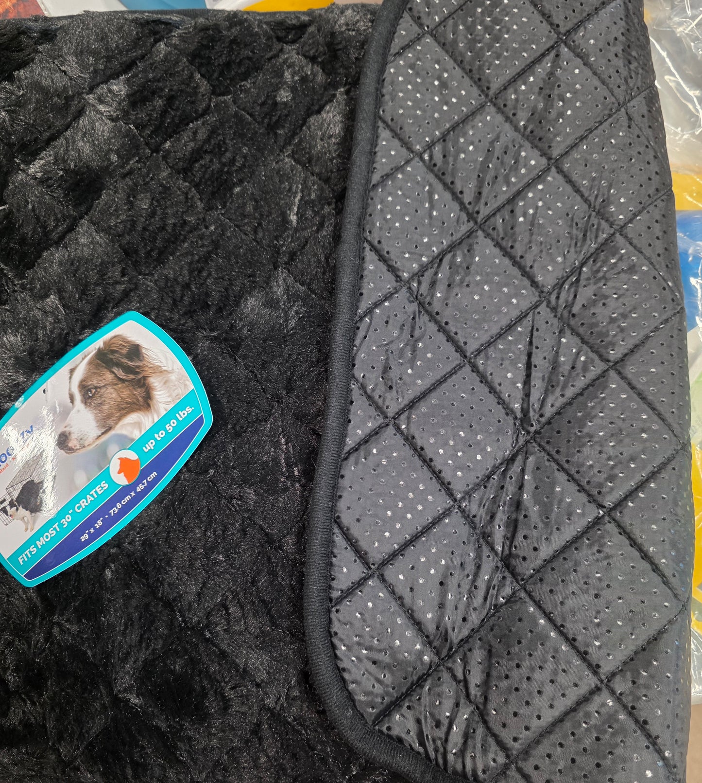 SnooZZy Sleeper Dog Crate Mat, Black, Medium fits most 30" crates