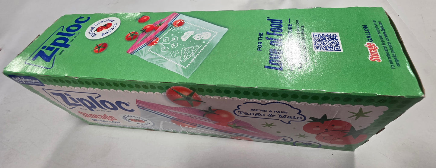 Ziploc Limited Edition Gallon Bags - 38 Seal Top Bags