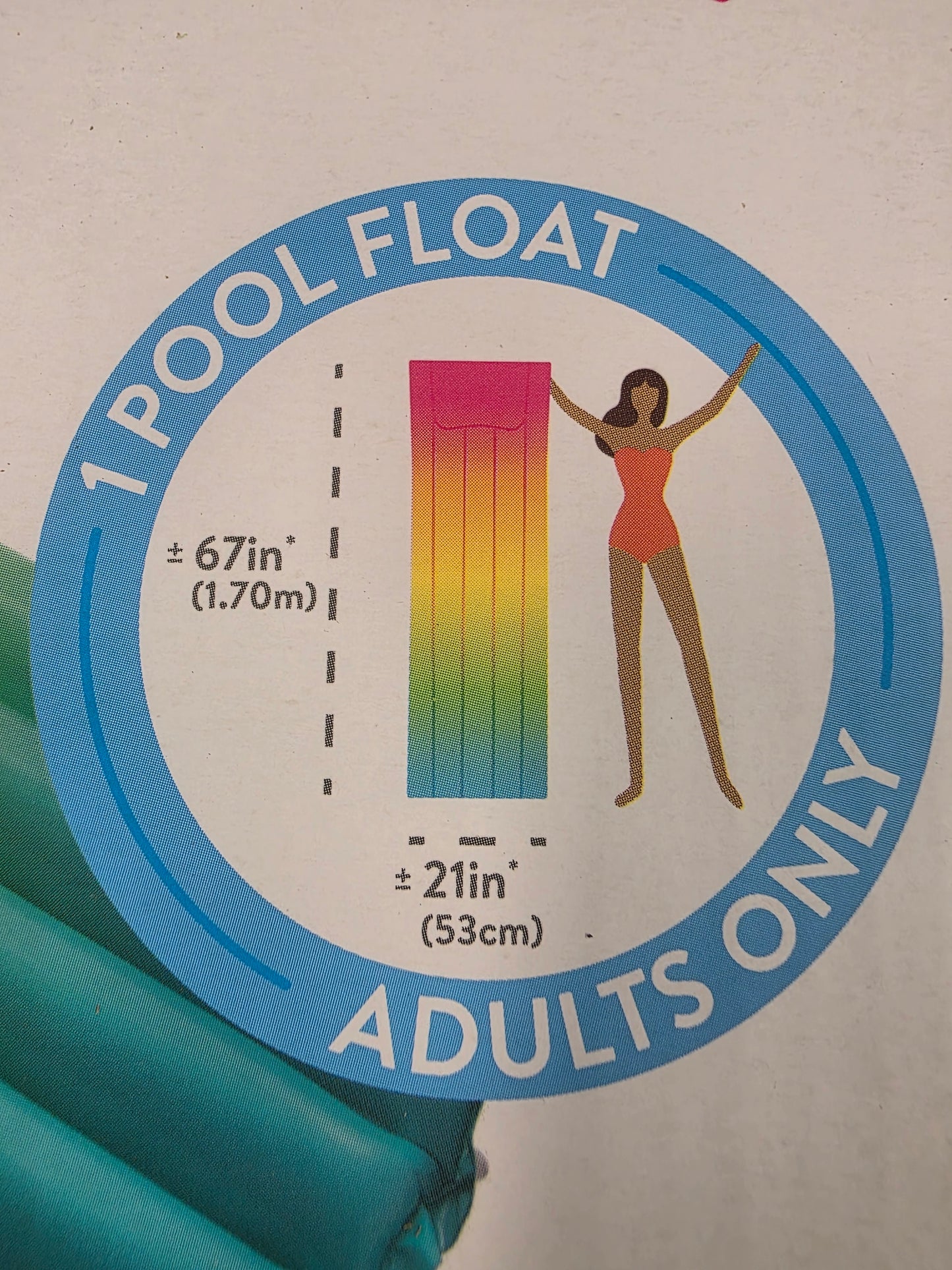 Intex Rainbow Pool Float