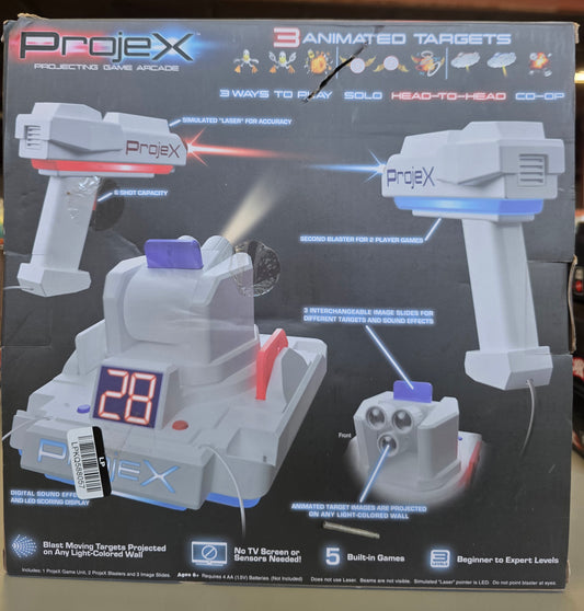 ProjeX Image Projecting Arcade Game: Interactive Laser Tag Toy