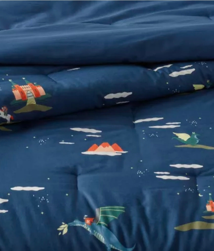 Twin Dragon Kids' Comforter Set