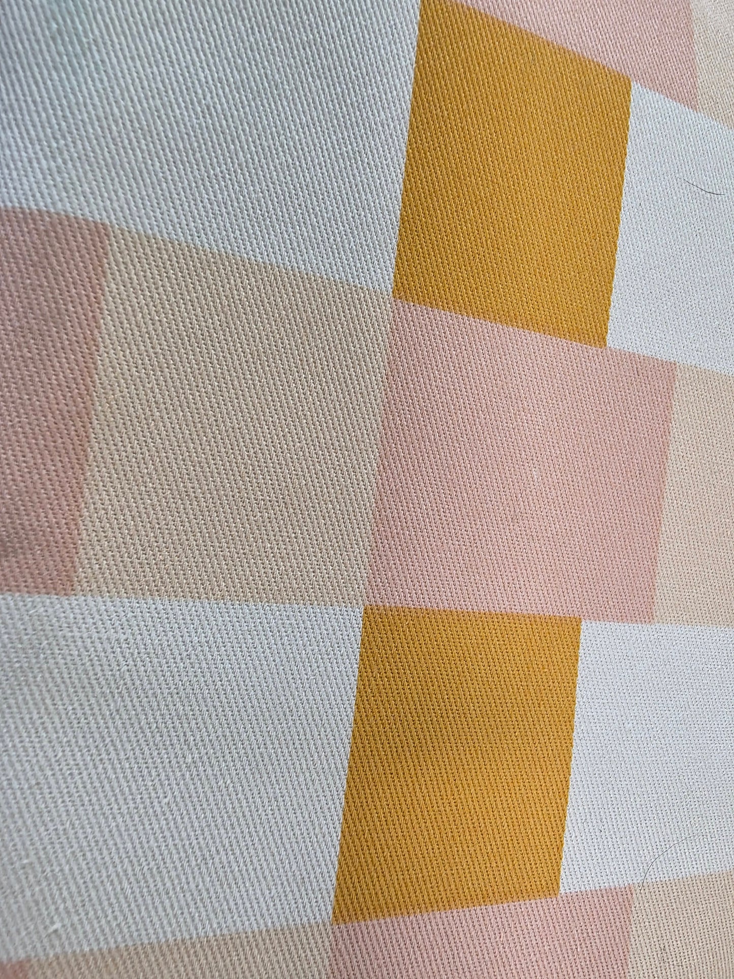 Blackout Curtain 42"W x 84"L Checkered Blackout Window Curtain Panel