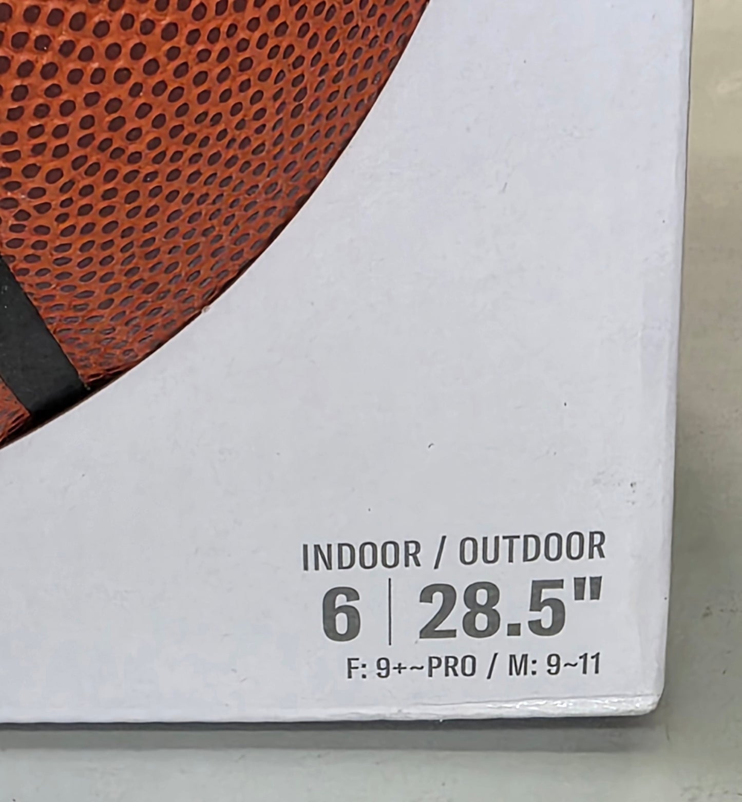 Wilson NBA Forge S6 Basketball - Brown: Size 6, Indoor Outdoor Use