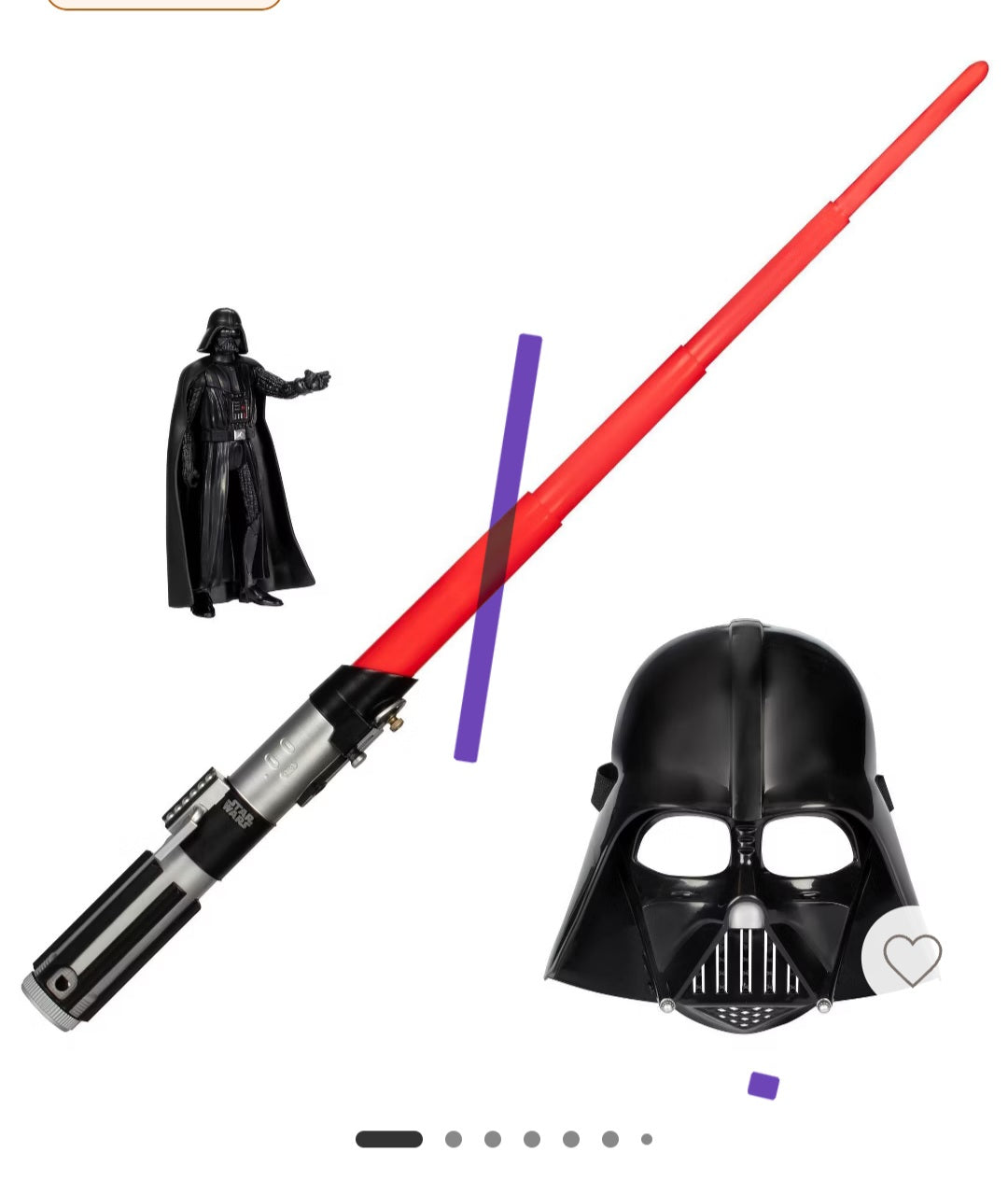 Star wars Darth Vader dark side set - As-is missing lightsaber