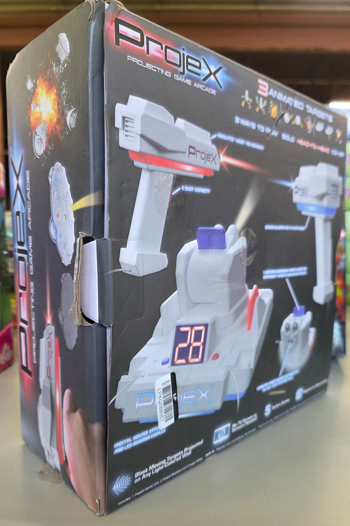 ProjeX Image Projecting Arcade Game: Interactive Laser Tag Toy