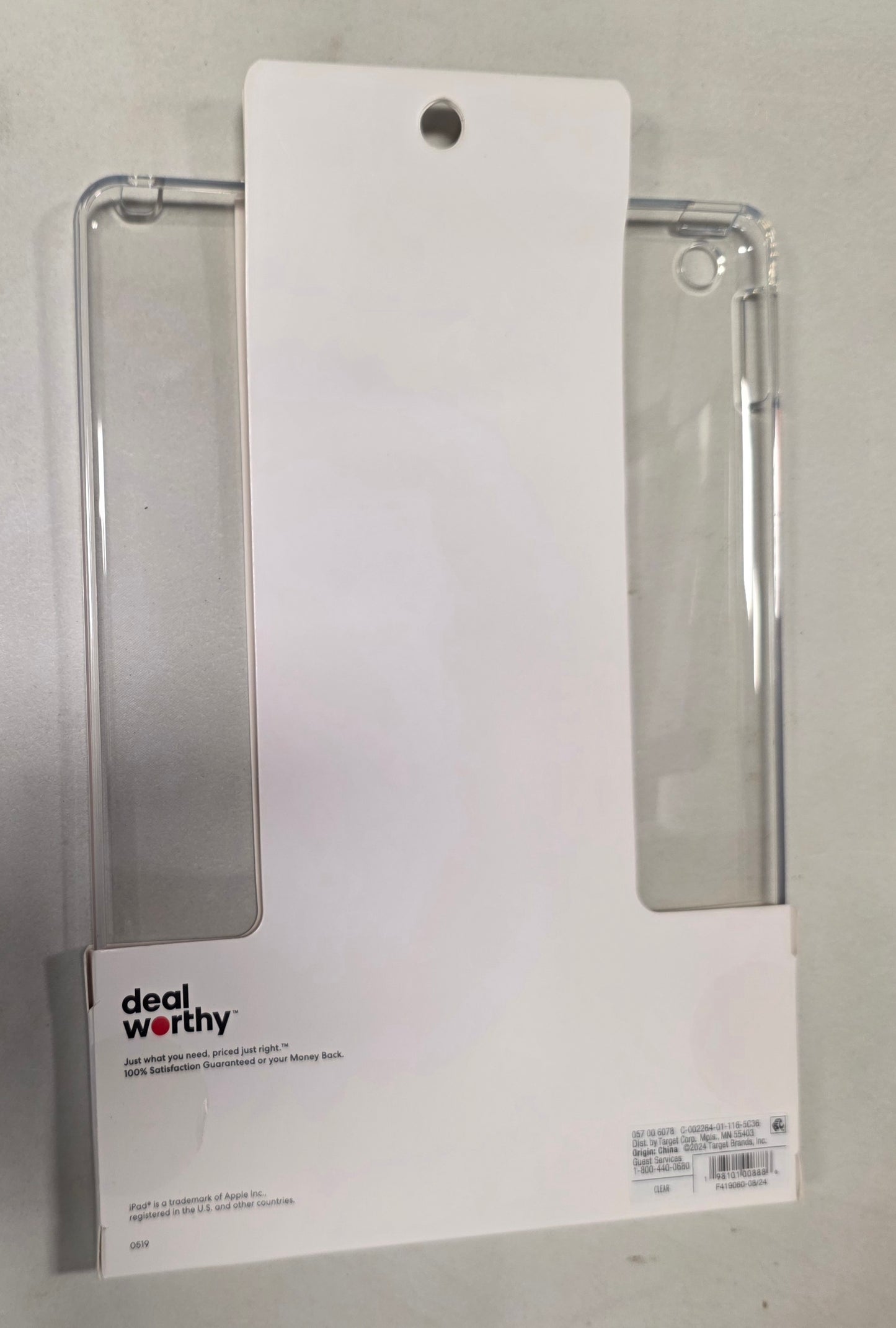 iPad (9th Gen) Case - dealworthy™ Clear